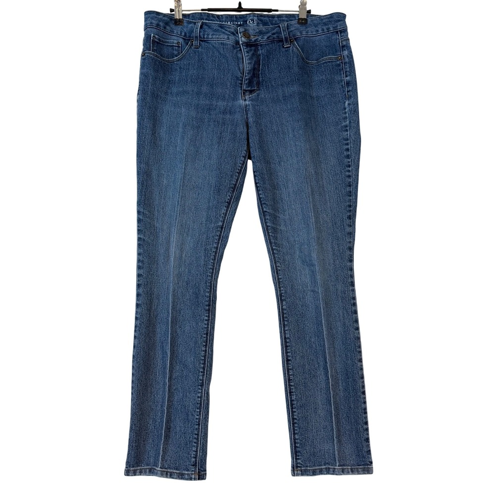 Westport W62 Signature Fit Straight Leg Jeans Blue Denim •14• Vintage Classic